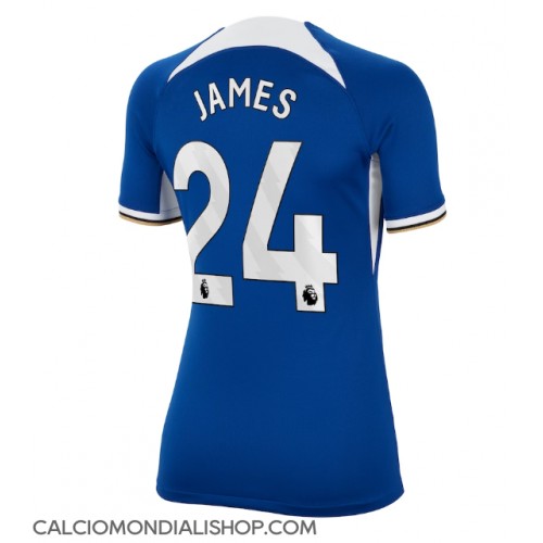 Maglie da calcio Chelsea Reece James #24 Prima Maglia Femminile 2023-24 Manica Corta
